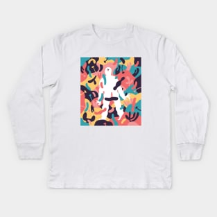 Brain on joy Kids Long Sleeve T-Shirt